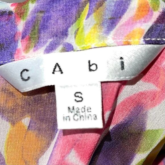 Cabi Style #730 Petal Chiffon Wrap Tank - Picture 4 of 7